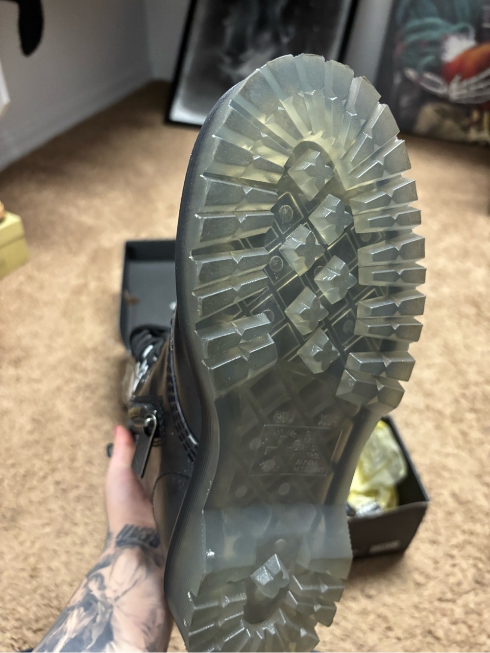 Dr. Martens Nine Inch Nails Boots Excellent Condition UK 5 - Picture 7 of 12